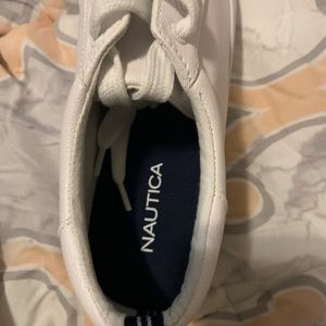 New white leather Nautica sneakers ladies
